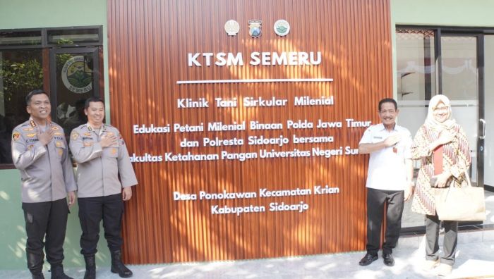 Biro SDM Polda Jatim dan Polresta Sidoarjo Gandeng Unesa Luncurkan KTSM Semeru