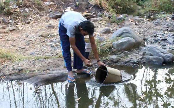 Kekeringan, Warga Nganjuk Konsumsi Air Sungai