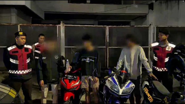 Bubarkan Balap Liar, Polres Pasuruan Kota Amankan 3 Pemuda