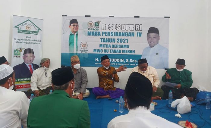 Reses Bersama MWC NU Tanah Merah, Syafiuddin Asmoro Janjikan Pembangunan Kantor
