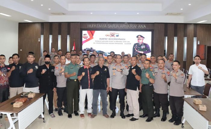 Wakapolres Gresik Pimpin Rakor Pengamanan Jelang Uji Kelayakan Calon Warga PSHT