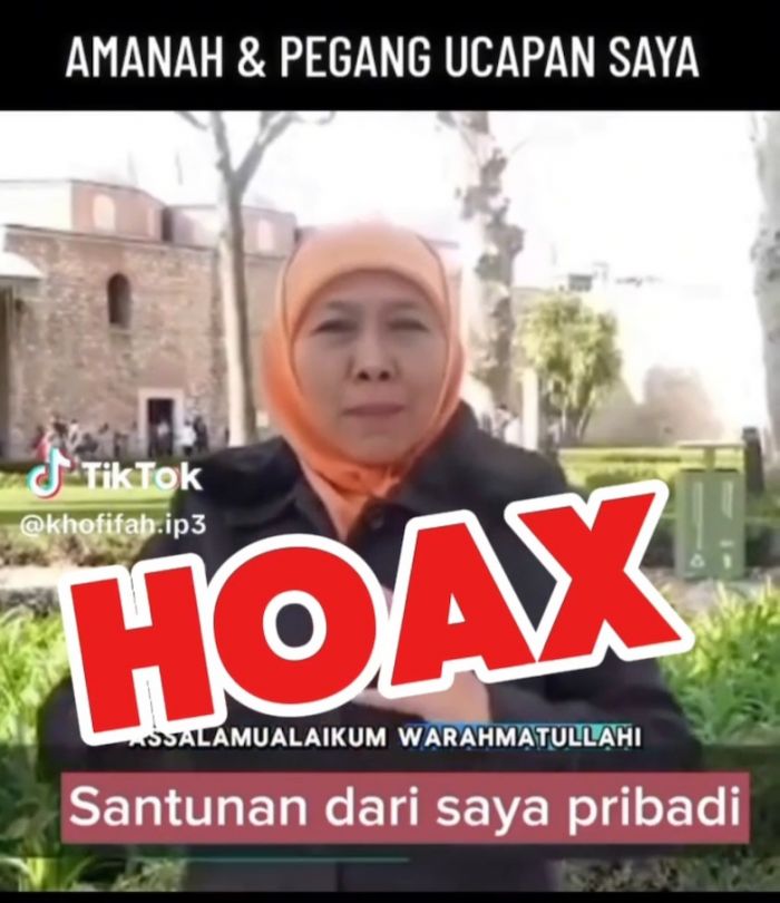 Klarifikasi Khofifah soal Hoaks Video Bagi-Bagi Santunan Usai Menang Pilbup Jatim