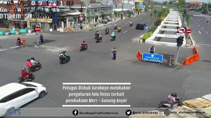 Dishub Surabaya Lakukan Uji Coba Jalan MERR Gunung Anyar Sisi Timur