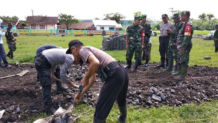 Budayakan Hidup Sehat, Satgas TMMD Jember Bikin Jogging Track