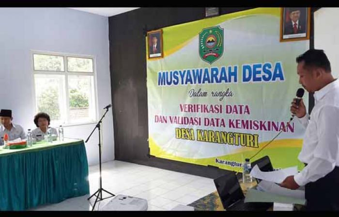 Launching Program Gertak, Wabup Trenggalek Prihatin Orang Kaya Masuk Database Warga Miskin
