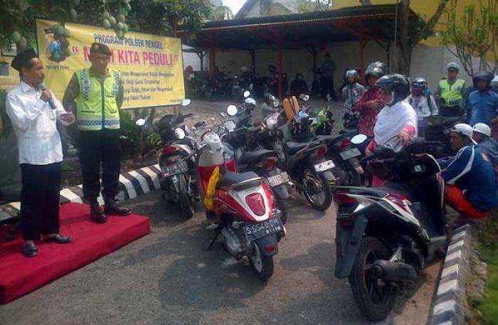 Polsek Rengel Tuban Ajak Kiai untuk Razia Pengendara Motor