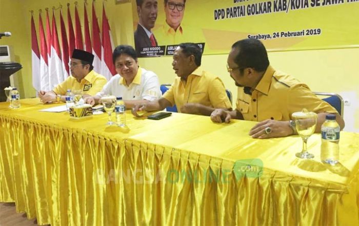 Di depan Ketua Umum Partai Golkar,  ZA Janjikan 20 Kursi untuk DPRD Jatim