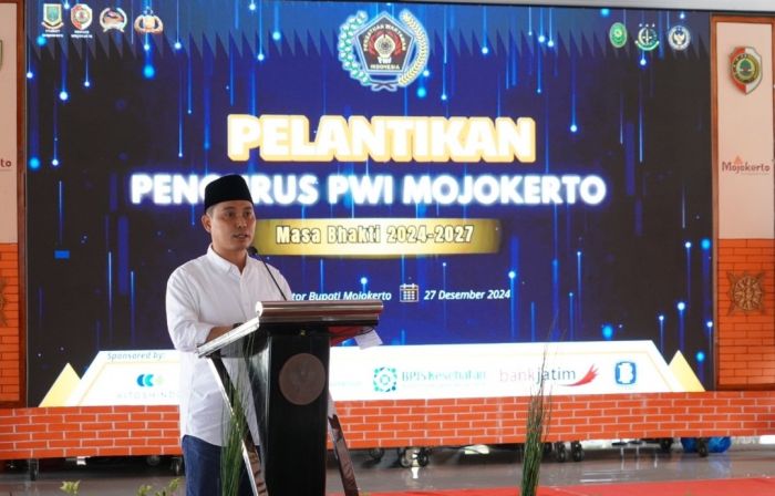 PWI Mojokerto Periode 2024-2027 Resmi Dilantik, Ini Pesan Gus Barra