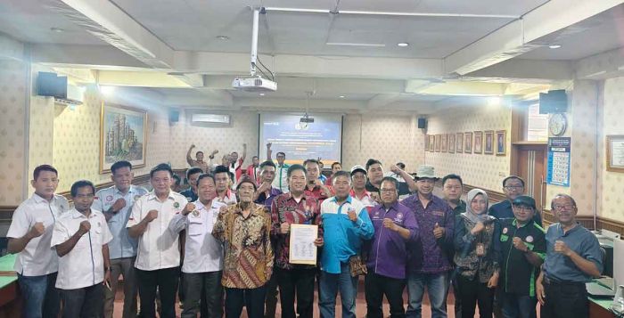 Dukung Indonesia Emas 2045, Pemprov Jatim Gelar Cangkrukan Serikat Pekerja