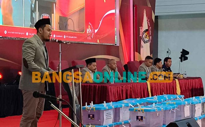 KPU Kabupaten Kediri Gelar Rapat Pleno Rekapitulasi Perolehan Suara Pilkada 2024