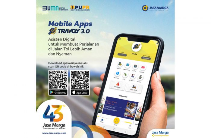 Akomodir Kebutuhan Pengguna Jalan Dalam Satu Aplikasi Terintegrasi, Jasa Marga Luncurkan Travoy 3.0