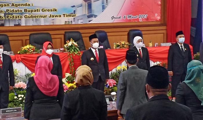 Sertijab Bupati Gresik, Gubernur Minta Penuntasan Kali Lamong dan Peningkatan Sektor UMKM