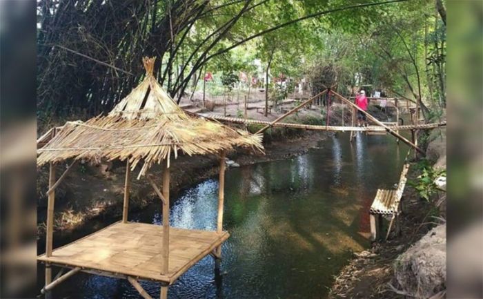 Pemuda Desa Kayen Kidul Sulap Sungai Menjadi Sebuah Tempat yang Menarik dan Instagramable