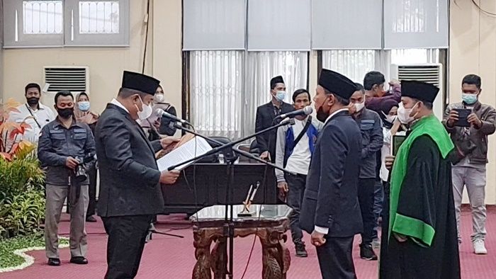 Ketua DPRD Lantik H Afif Mahfudz Hadi Sebagai Anggota DPRD Bangkalan Fraksi PKB