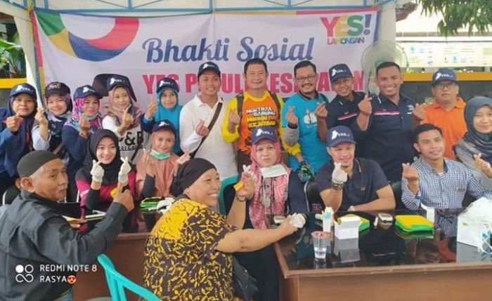 Peduli Kesehatan, Relawan Yuhronur Efendi Gelar Bakti Sosial di Pasar Sidoharjo