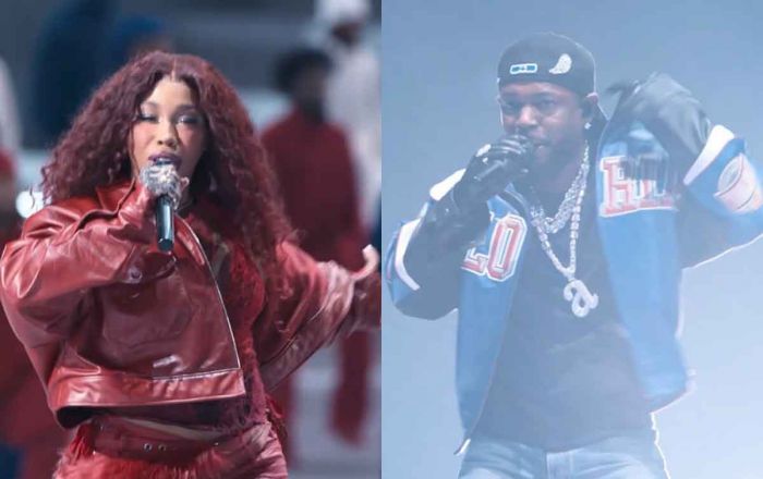 SZA Tampil Memukau bersama Kendrick Lamar di Super Bowl 2025