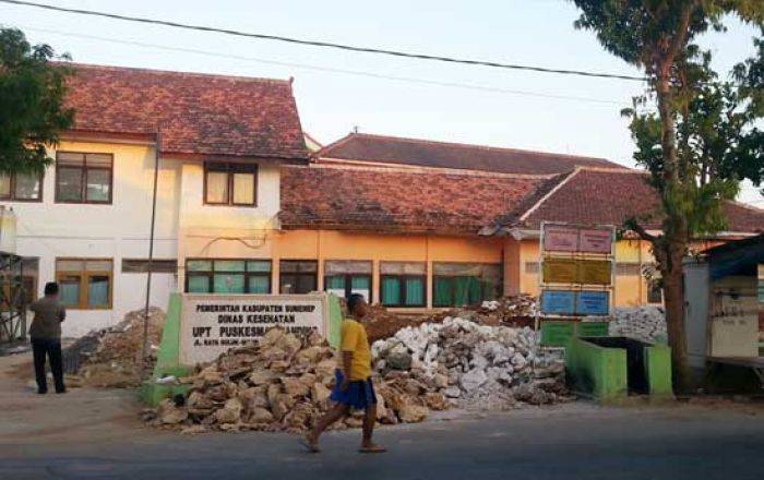 Proyek Puskesmas Ganding Sumenep Diduga Bodong, Dikerjakan Tanpa Ada Papan Nama