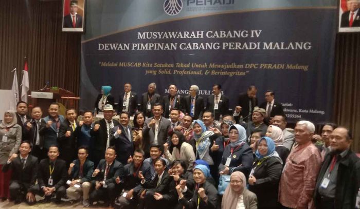 Dian Aminudin Kembali Terpilih Jadi Ketua DPC Peradi Malang