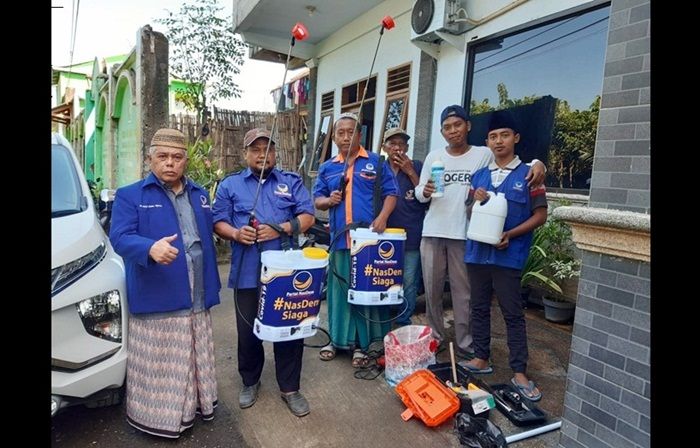 Bantu Penyemprotan Disinfektan, Ponpes RNS Sediakan Posko Khusus TNI-Polri