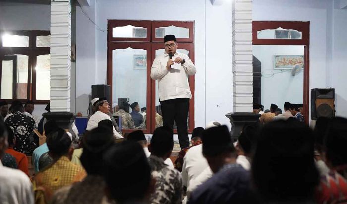 Bupati Kediri Ikut Tahlilan Bersama Warga di Ponpes Raudlatul Ibaad Plemahan