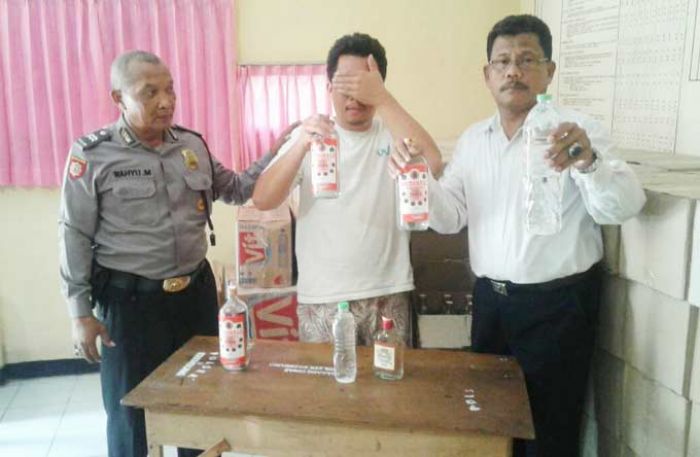 Gudang Miras di Desa Keper Digerebek Polisi