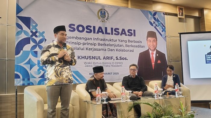 Wakil Ketua Komisi D DPRD Jatim Gelar Sosialisasi Pembangunan Infrastruktur di Kediri