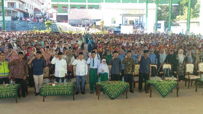 2.500 Siswa Ikuti Try Out TKA di Ponpes Amanatul Ummah, Ini Pesan Bupati Mojokerto