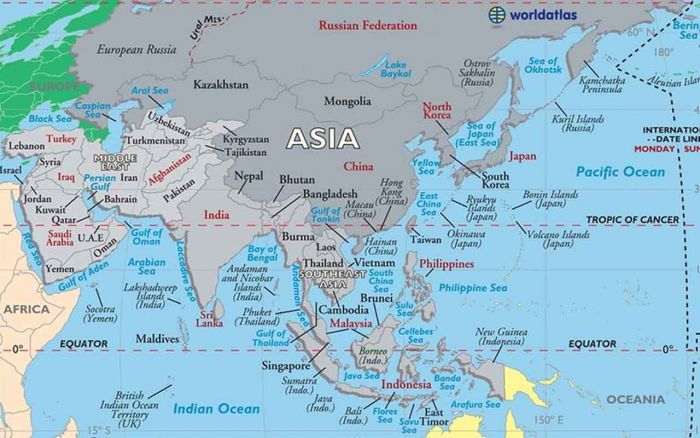 Asia: Benua dengan Aneka Ragam Karakteristik dan Geografis