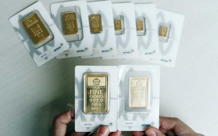 Harga Emas Antam 1 Gram Tembus Rp1,7 Juta