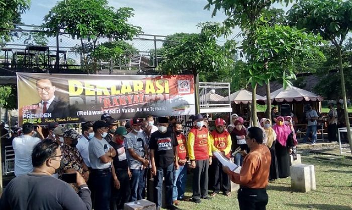 Relawan Kediri Deklarasikan Dukungan Anies Baswedan Maju Nyalon RI 1