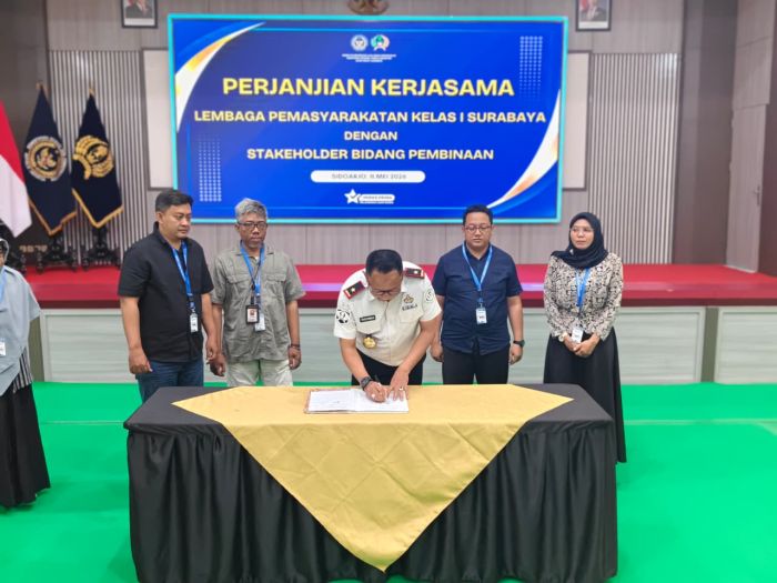 Lapas Porong Gandeng 6 Lembaga, Perkuat Pendidikan hingga Bantuan Hukum Warga Binaan