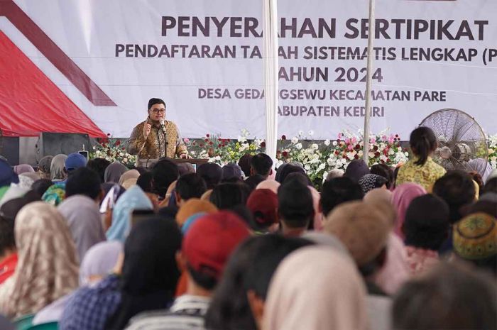 Capai 90 Persen, Bupati Kediri Targetkan PTSL Lengkap pada 2025