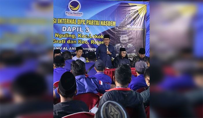 Konsolidasi NasDem Pasuruan Raya, Kader Khawatir Suara Merosot Pascapenangkapan Hasan Aminuddin