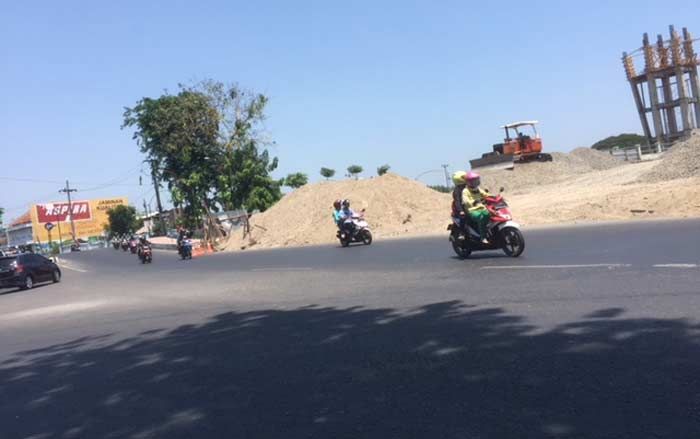 Pengerjaan Oprit Jembatan Brawijaya, Sejumlah Jalur Dialihkan