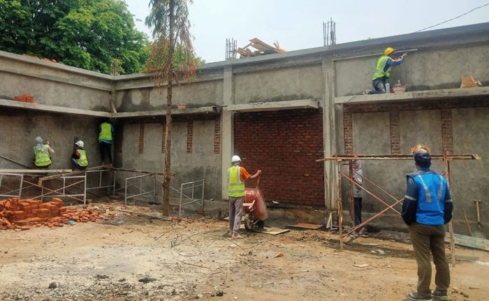 Progres Pembangunan Labkesda Pasuruan Sudah 48 Persen