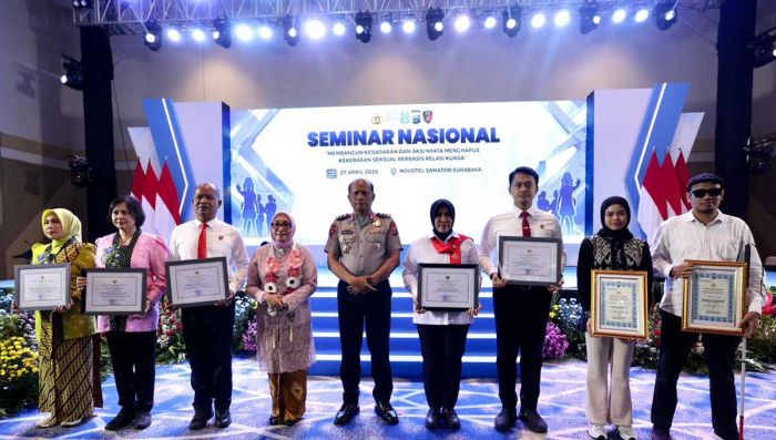 Polda Jatim Terima Penghargaan dari Kementerian PPPA