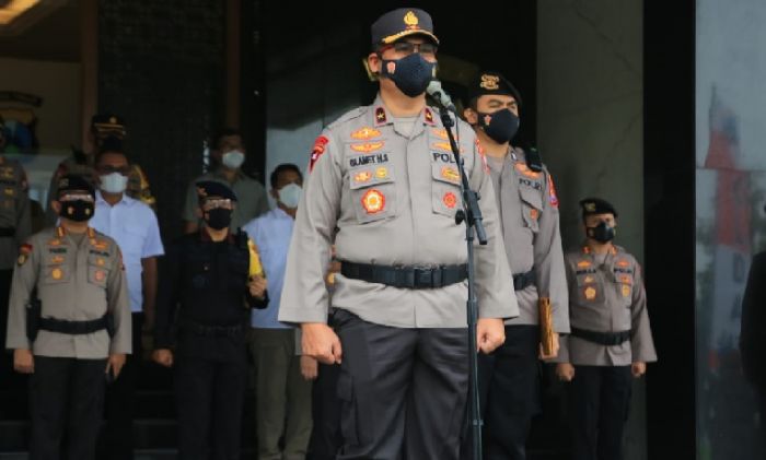 PPKM Darurat Hari Pertama, Polda Jatim Patroli Show of Force