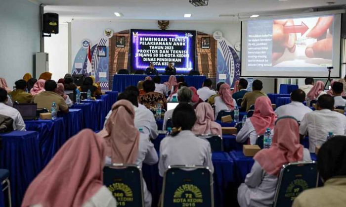 Disdik Kota Kediri Gelar Bimtek Pelaksanaan ANBK 2023 untuk Proktor dan Teknisi Jenjang SD-SMP