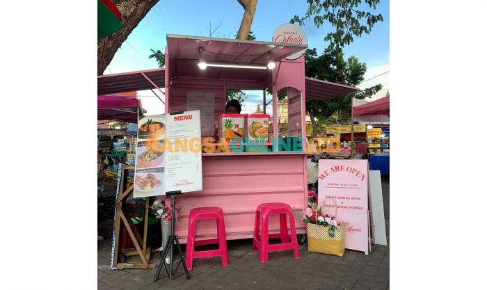 Kedai Mantu Mama, Usaha Kuliner Berkonsep Pink di Pasar Rakyat Jambangan