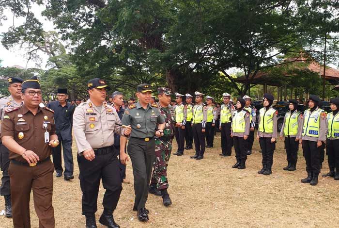 Polres Bangkalan Gelar Apel Ops Mantap Brata Semeru 2018