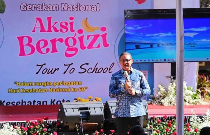 Semarak Gerakan Nasional Aksi Bergizi Tour to School di SMPN 2 Kota Batu