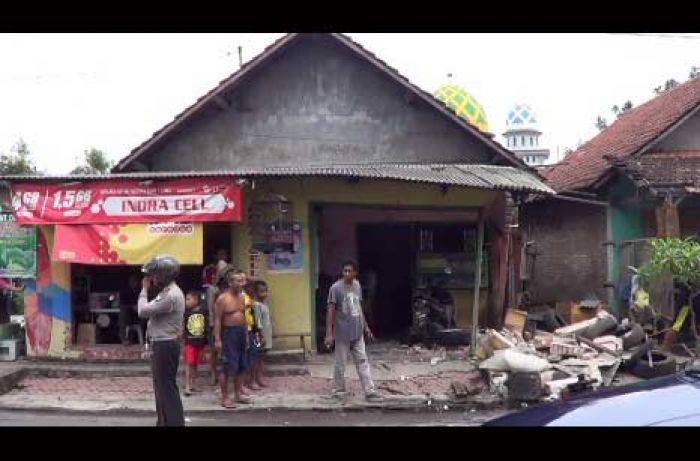 Kios Tambal Ban di Kediri Meledak, 3 Orang Terluka