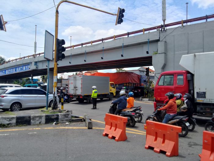 Rekayasa Lalin Jalan Letjen Sutoyo Bungurasih Mulai Dilakukan Uji Coba, Resmi Berlaku pada Jumat