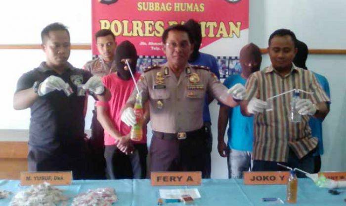 Pores Pacitan kembali Gulung Empat Pengedar dan Pengguna Narkoba