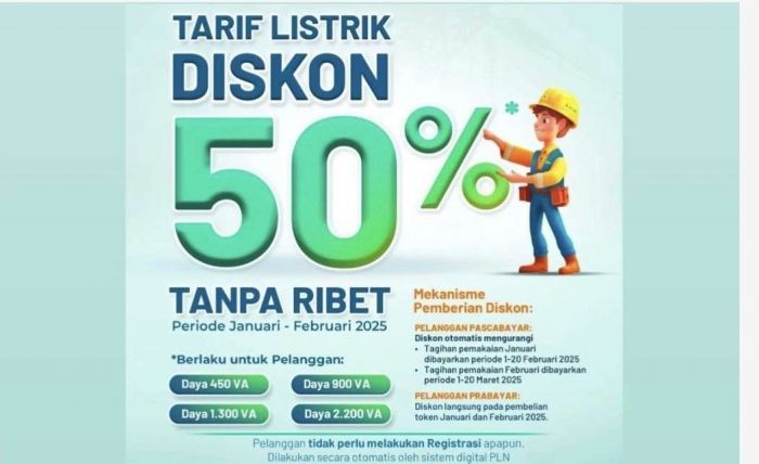 PLN Bawa Kabar soal Pembelian Token dengan Diskon Tarif Listrik 50 Persen