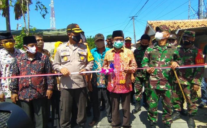 Perangi Pandemi Covid-19, Wabup Pamekasan Resmikan Kampung Tangguh di Dua Desa