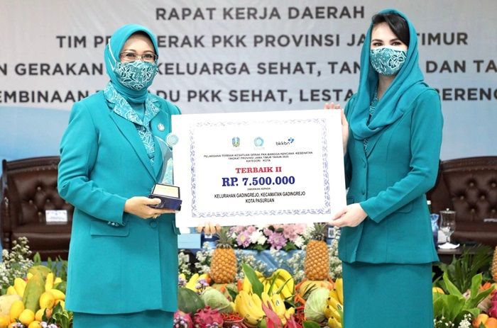 PKK Kota Pasuruan Borong Dua Penghargaan Tingkat Provinsi Jatim