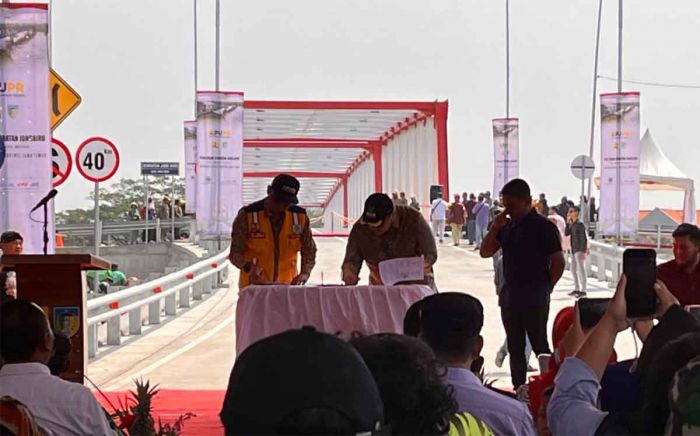 Peresmian Jembatan Jongbiru: Bupati Kediri Bangkitkan Sejarah Kebesaran Masa Lalu
