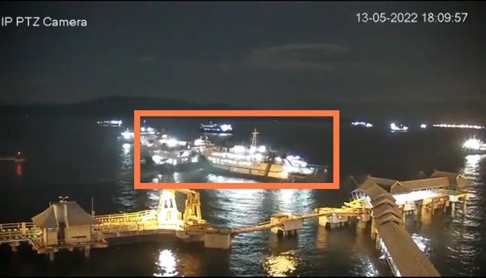 Dua Kapal Ferry Bertabrakan di Pelabuhan Ketapang, Satu Orang Luka-Luka