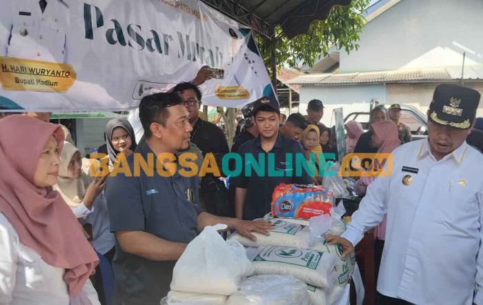 Monitoring Pasar, Bupati Madiun Sebut Kondisi Stok Pangan Aman